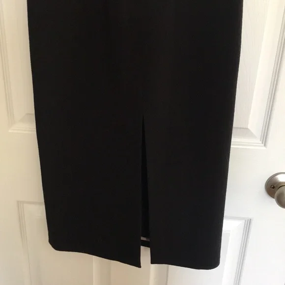 Marina Hoermanseder Black cap sleeve midi dress, Size 4 - Picture 4 of 5